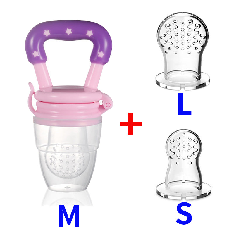 Tétine fruit en silicone sans Bpa pour bébé, 3 Tailles