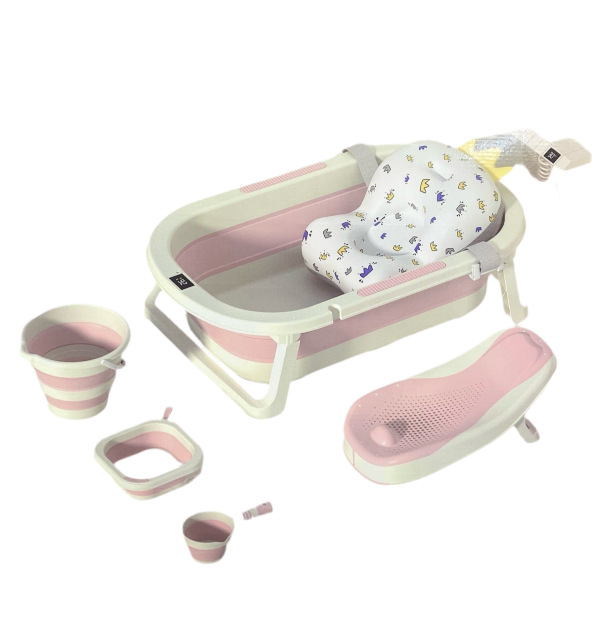 Baignoire Bébé Pliable 6 en 1 avec Accessoires - Bébé Shop Maroc
