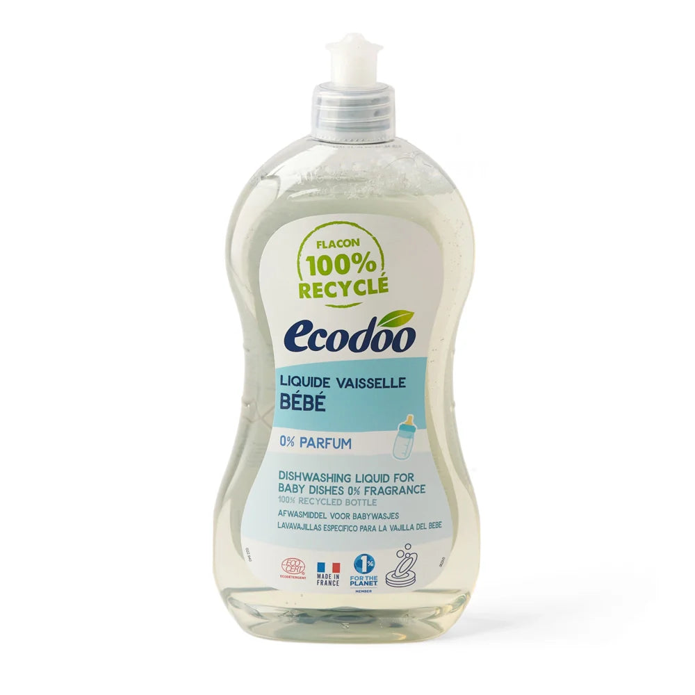 Ecodoo Liquide Vaisselle Bébé Hypoallergénique - 500ml Distribio