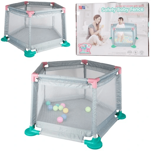 Parc bébé + 10 balles colorées