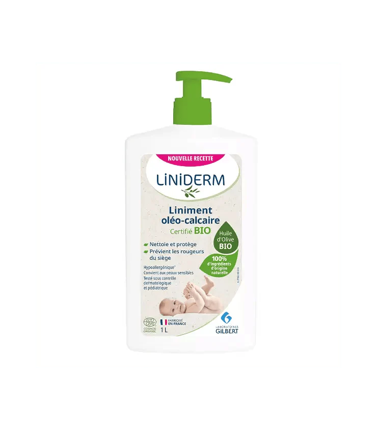 Gilbert Liniderm Liniment Oléo-Calcaire Stabilisé - 1L avec Pompe