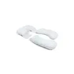 Doomoo coussin grossesse et allaitement XXL maxxy mini leaves vert - Bébé Shop Maroc