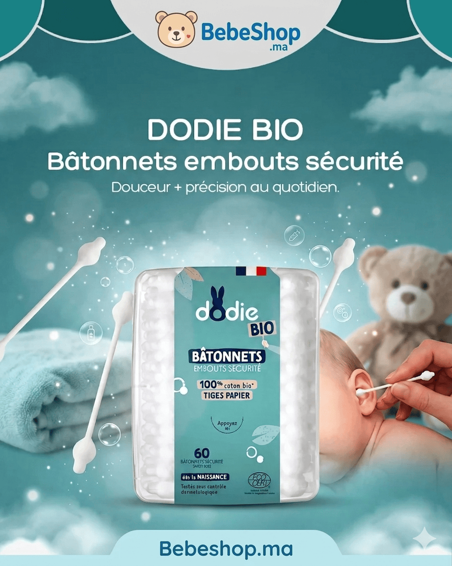 Dodie Bâtonnets bébé BIO GOTS x60