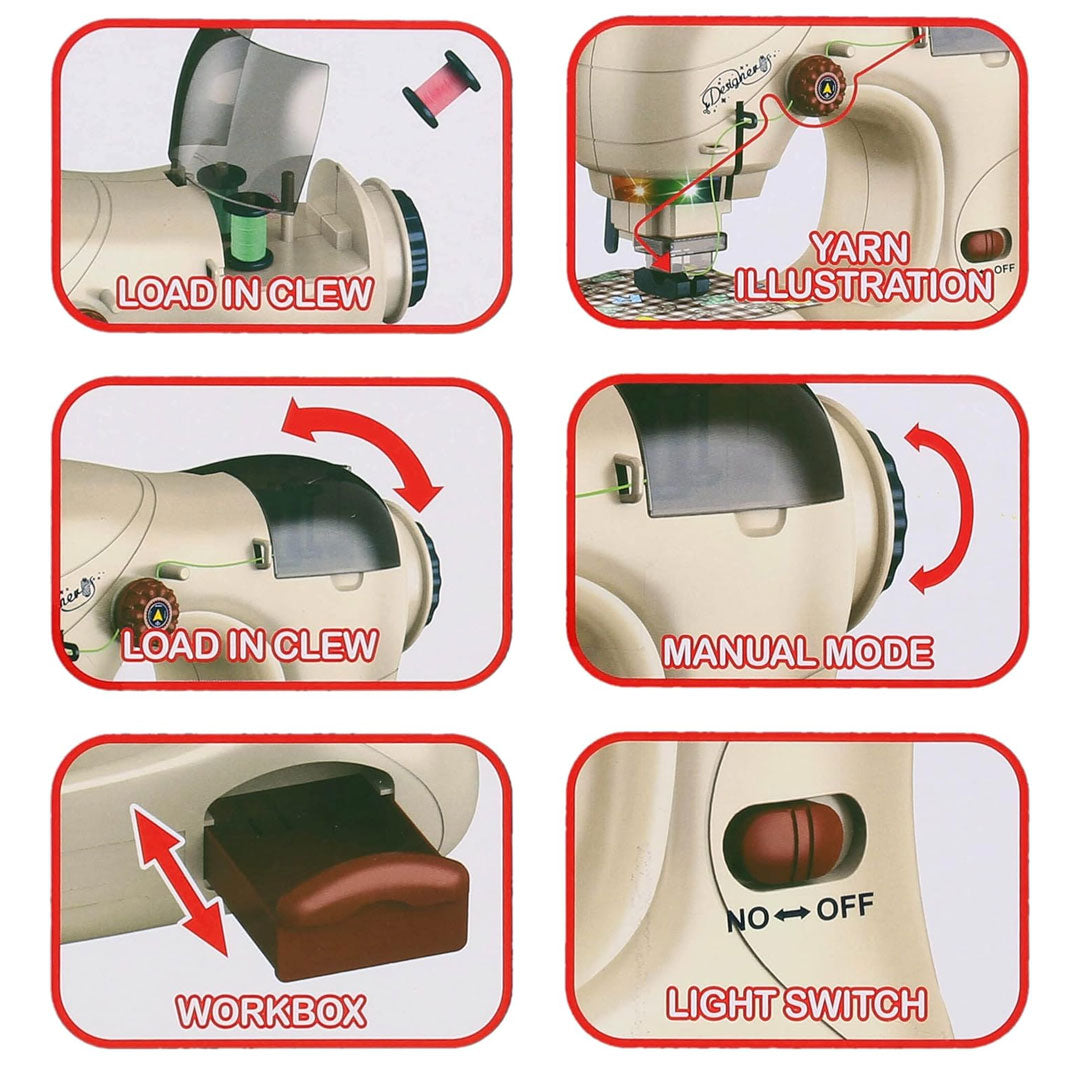 Machine à Coudre Électrique pour Enfants – 3A+