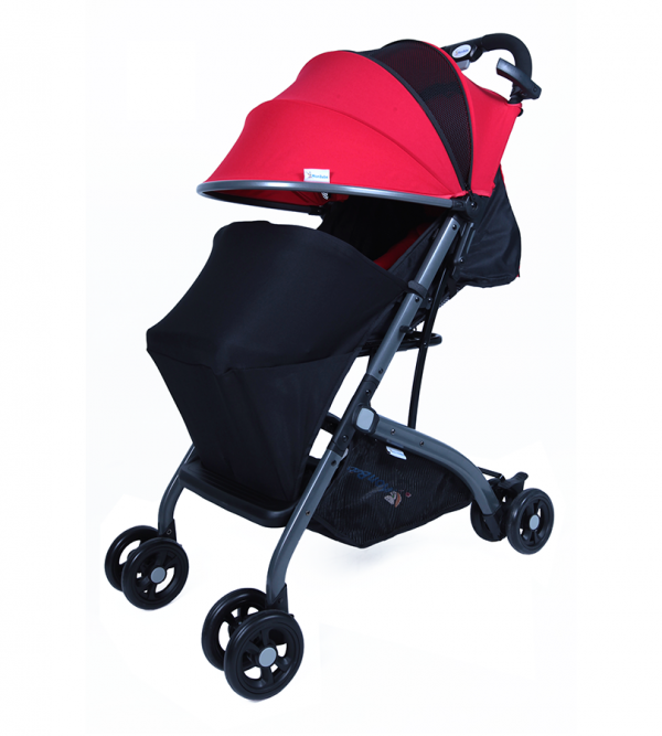 Poussette Valise Rouge – MON BÉBÉ | Idéale pour Voyage & Quotidien