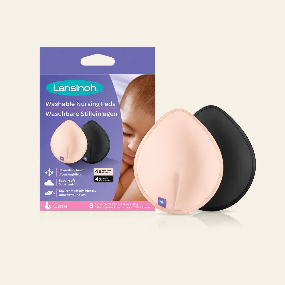Lansinoh Coussinets d'allaitement lavables Couleurs x8 - Bébé Shop Maroc