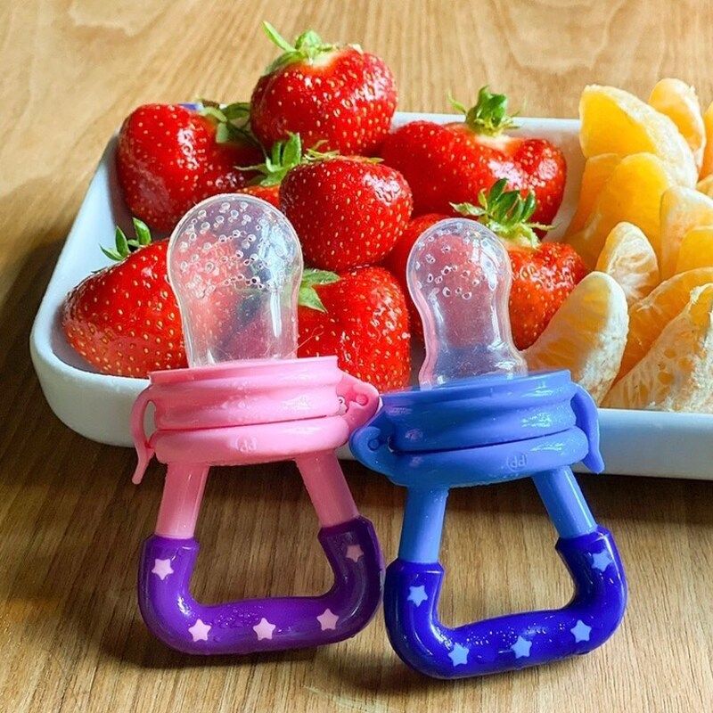 Tétine fruit en silicone sans Bpa pour bébé, 3 Tailles