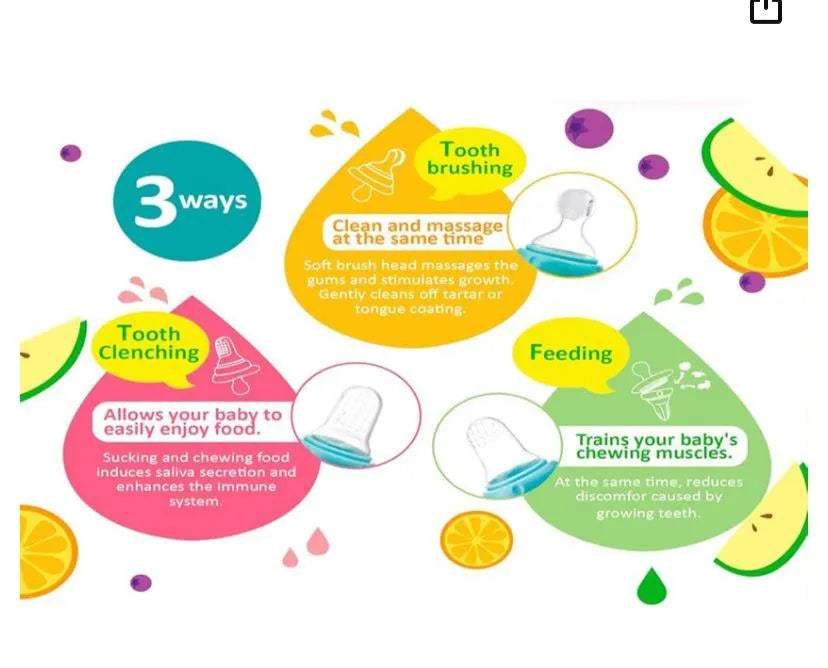 Farlin grip bite lollipops baby oral set - Bébé Shop Maroc