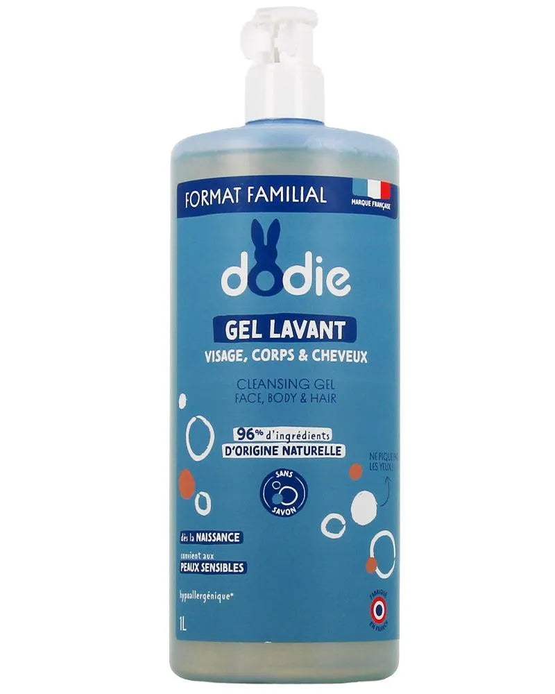 Gel Lavant 3en1 Flacon Pompe Dodie - 1L Dodie