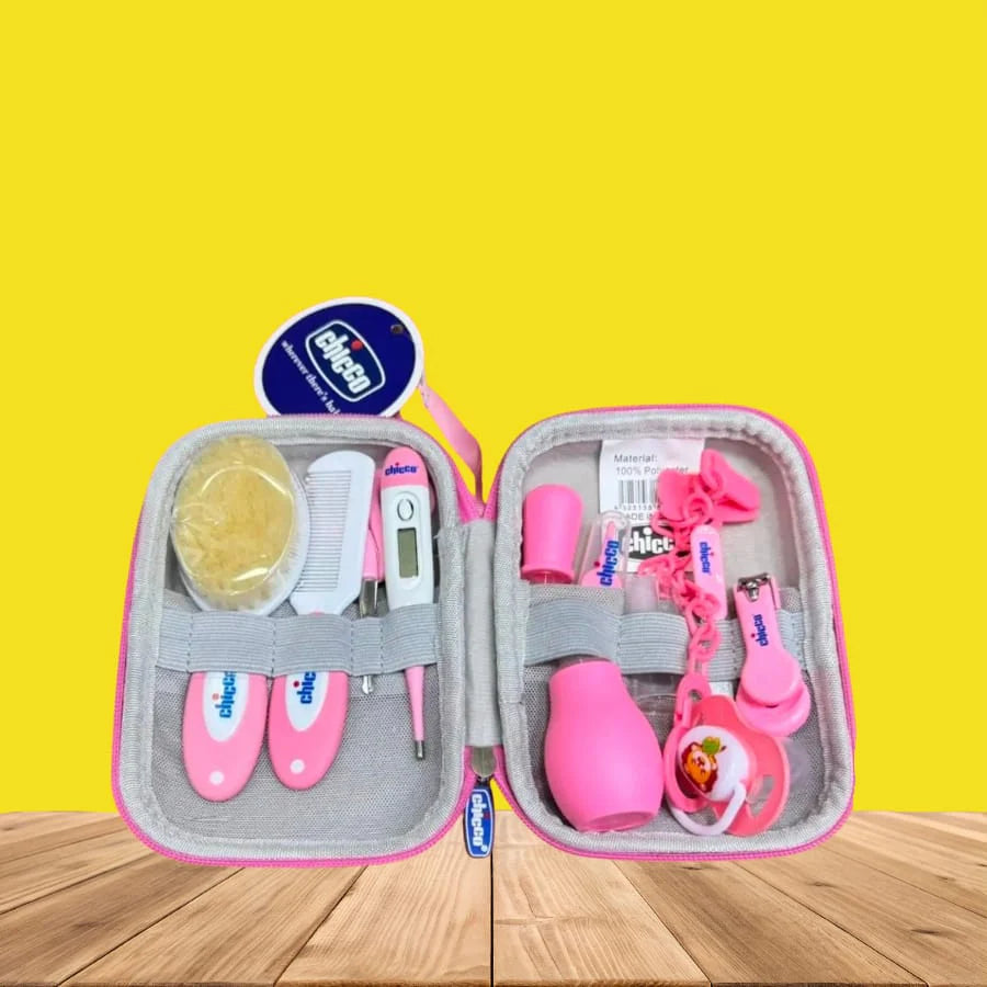 Kit de Soin Bébé Chicco Rose – Trousse Complète Nouveau-Né
