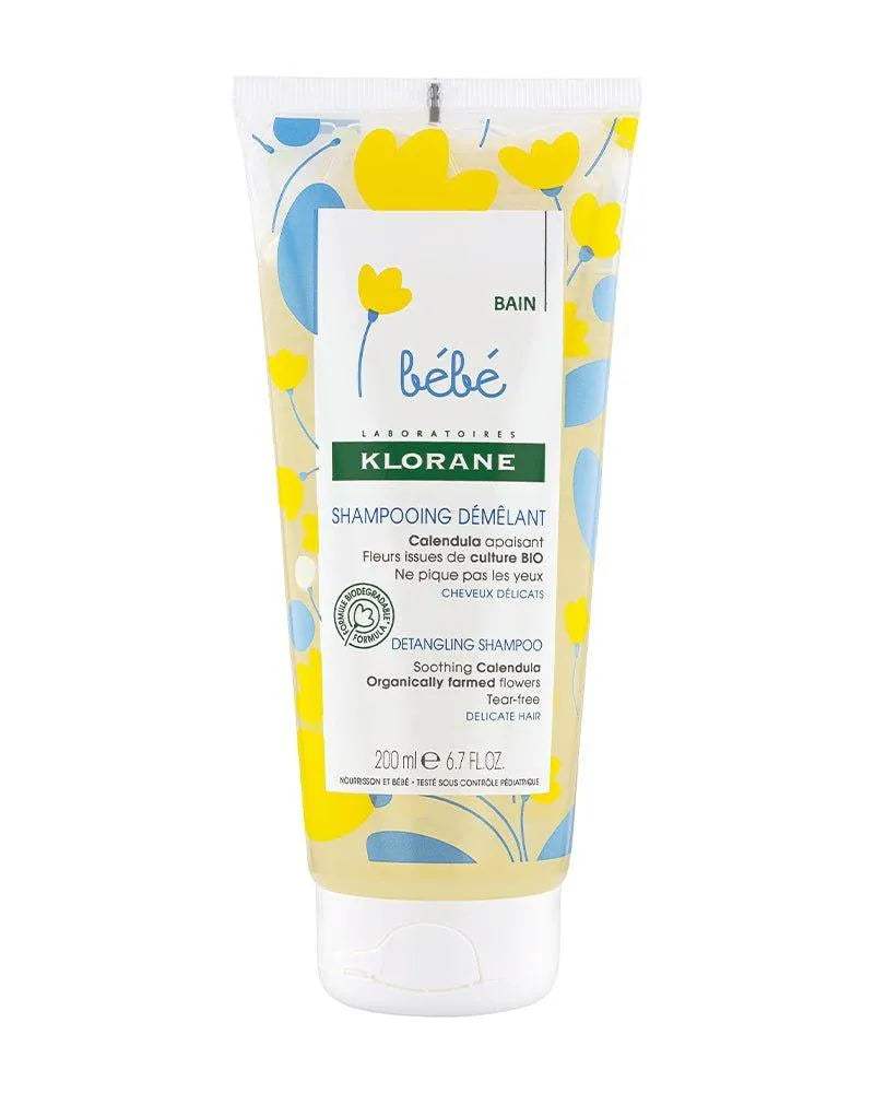 Klorane Bébé Shampooing démêlant au Calendula apaisant - 200ml - Bébé Shop Maroc