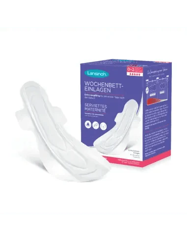 Lansinoh Serviettes Maternité Serviettes Extra-Absorbantes Taille L 0-2 semaines Lansinoh