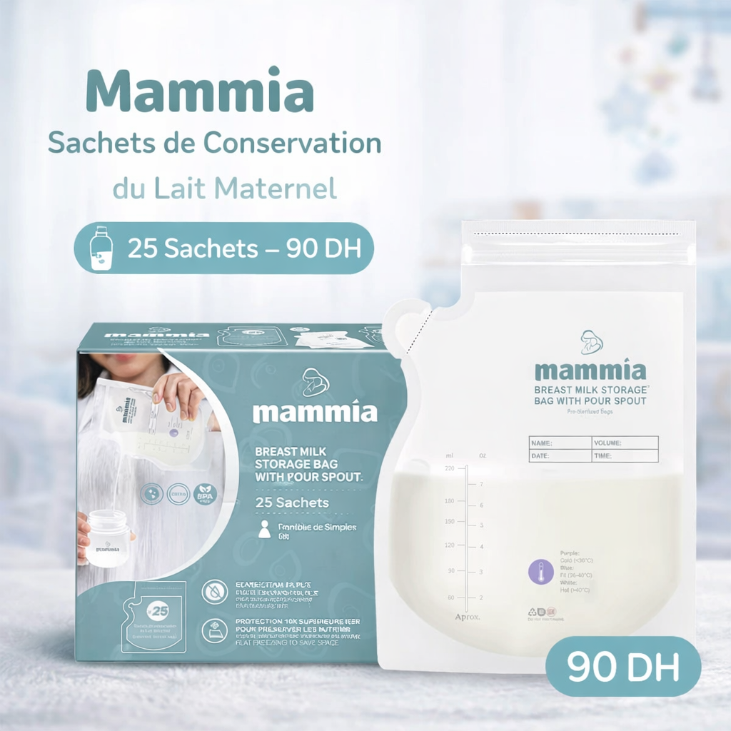 Mammia Sachets Conservation Lait Maternel 25 | Maroc