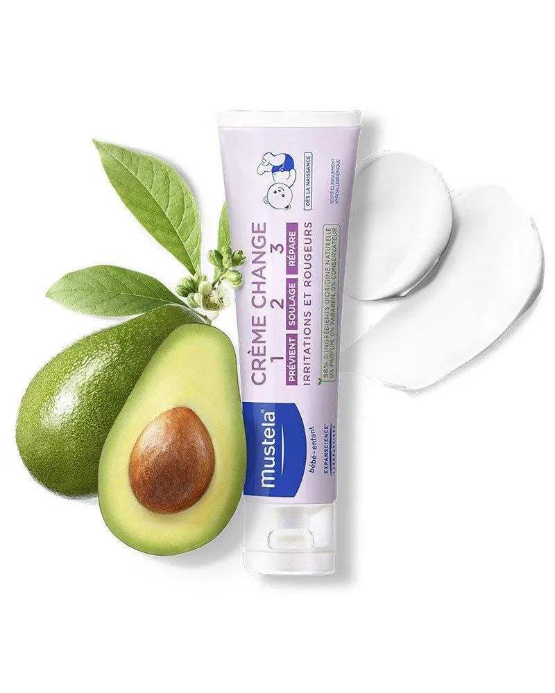 Mustela Crème de change 123 Mustela - 50ml - Bébé Shop Maroc