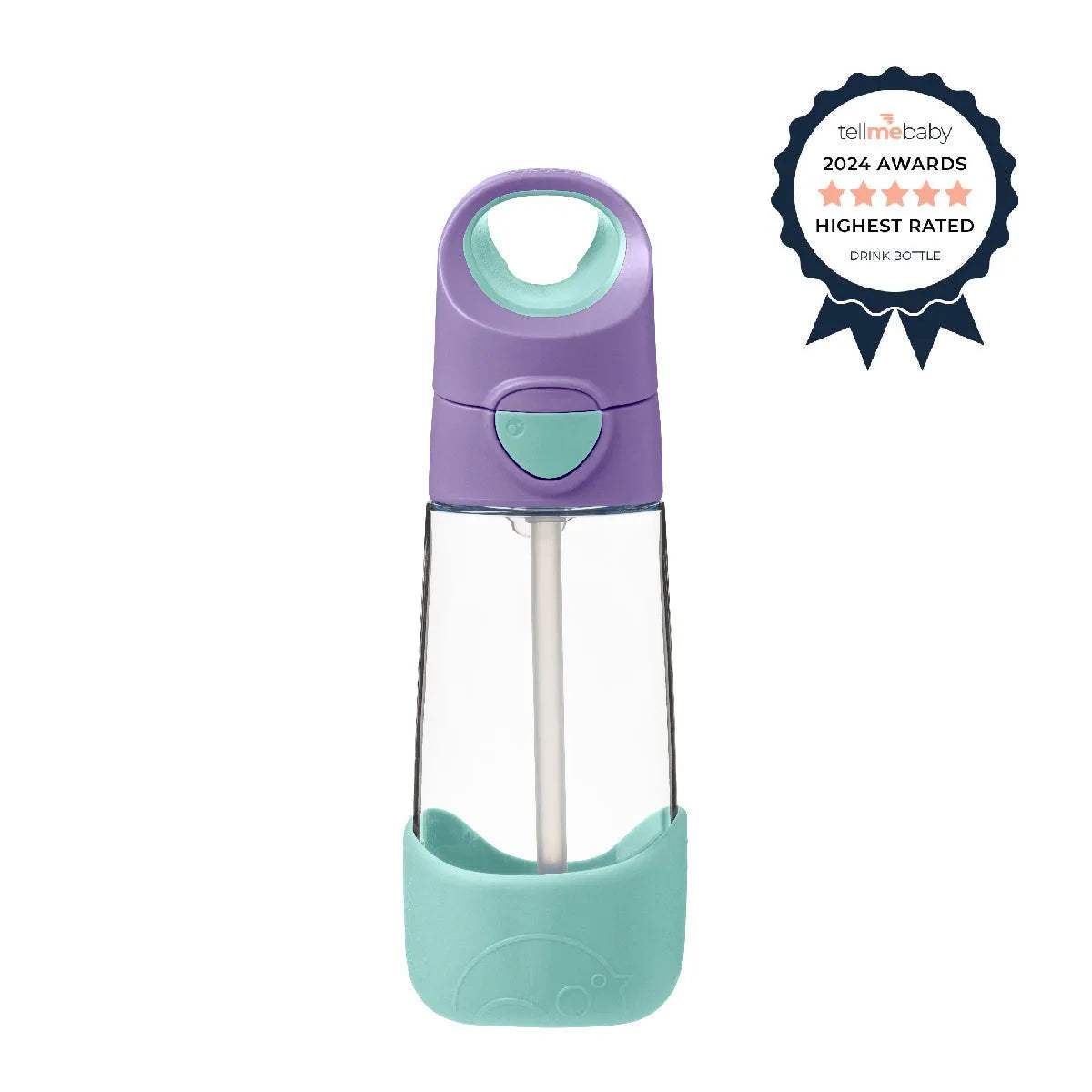 Gourde à paille B box Tritan™ - lilac pop 450ml