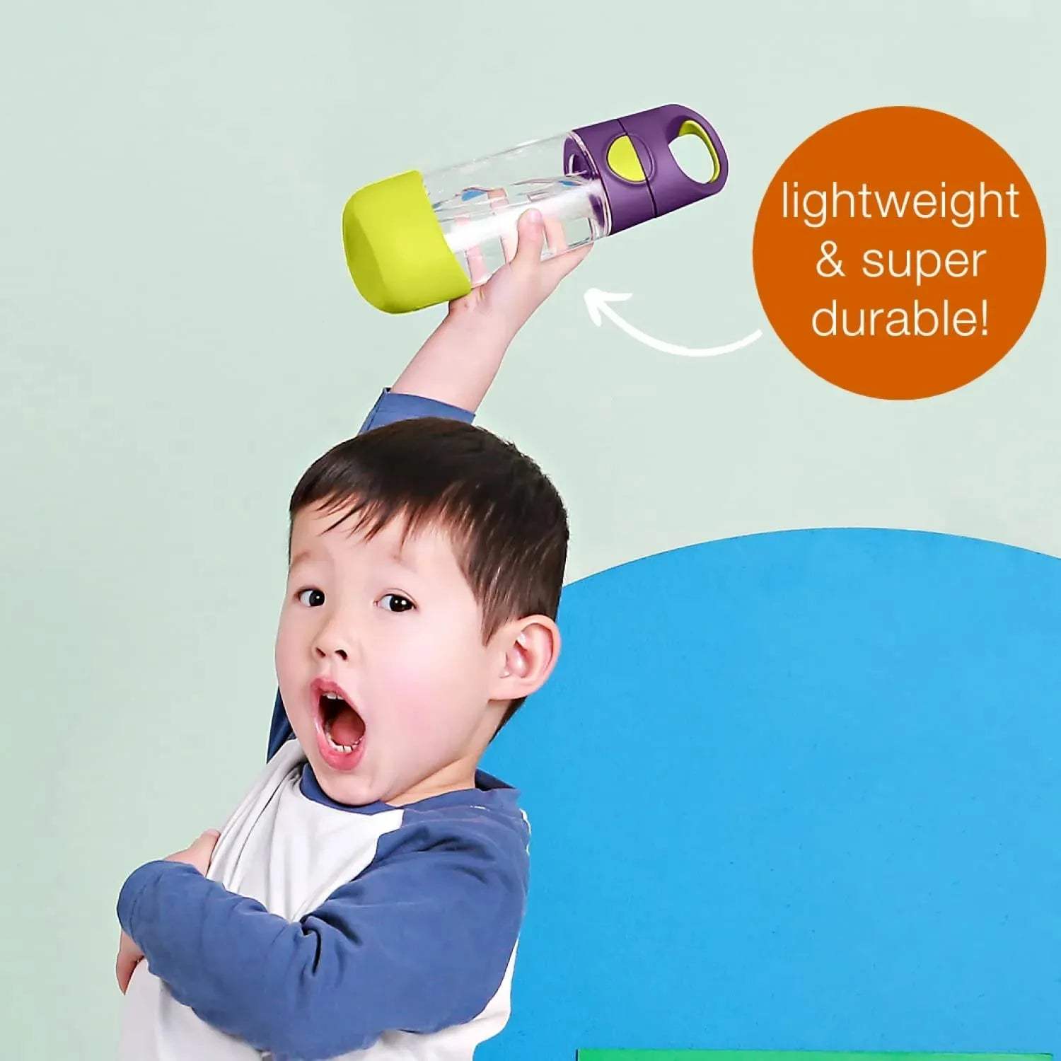 Gourde à paille B box Tritan™ - blue blaze 600ML b.box