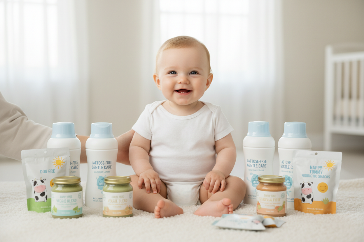Produits Sans Lactose pour Bébé | Bien-être Digestif et Nutrition Optimale