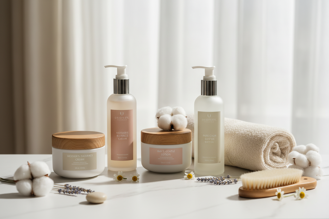 Soin Visage Bébé &amp; Maman – Douceur, Protection & Hydratation 