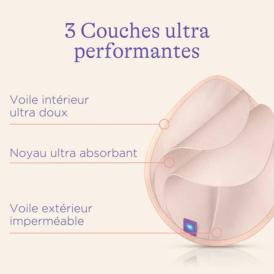 Lansinoh Coussinets d'allaitement lavables Couleurs x8 - Bébé Shop Maroc