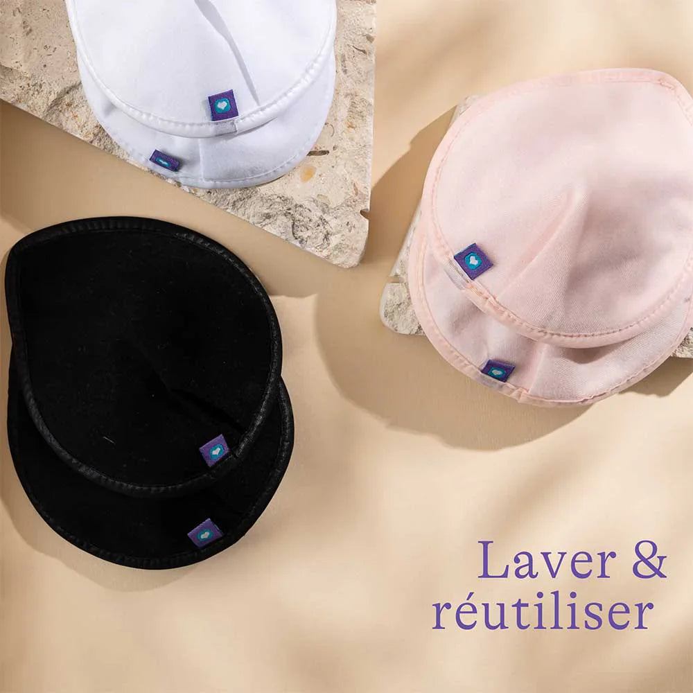 Lansinoh Coussinets d'allaitement lavables Couleurs x8