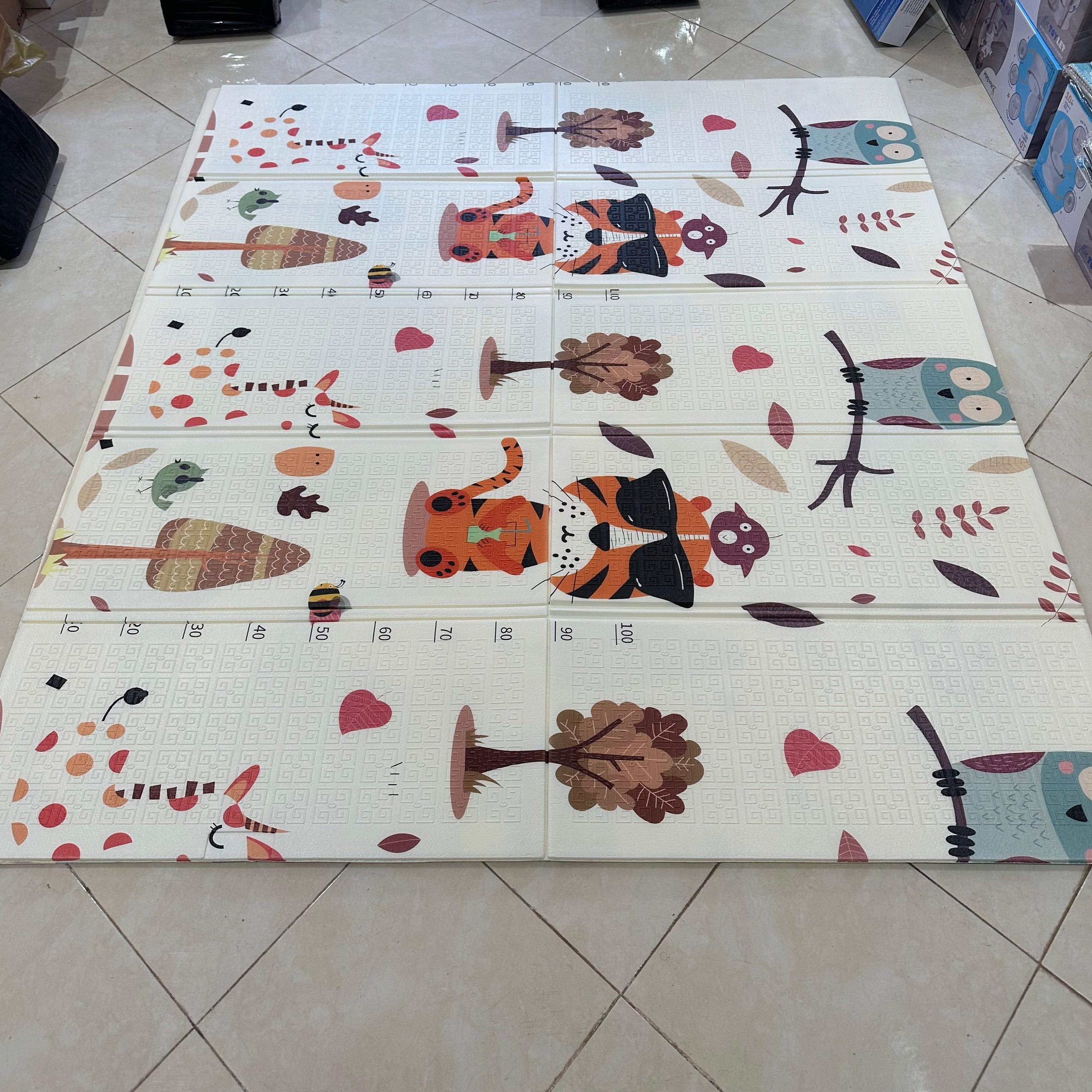 Tapis Mousse Antichoc Pliable 180 × 150 cm