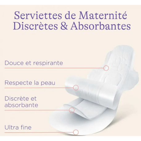 Lansinoh Serviettes Maternité Serviettes Extra-Absorbantes Taille M 2+ semaines - Bébé Shop Maroc