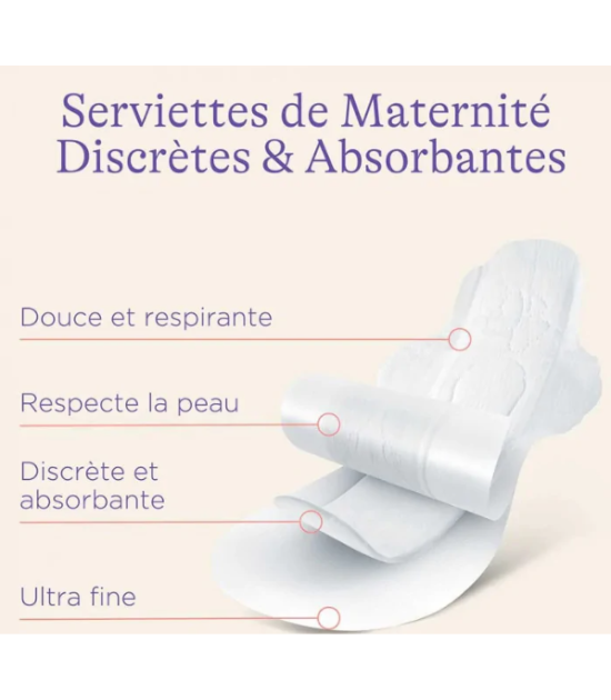 Lansinoh Serviettes Maternité Serviettes Extra-Absorbantes Taille M 2+ semaines - Bébé Shop Maroc