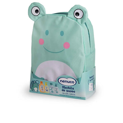 Coffret Bain Bebe Nenuco Mochila Ranita Lote Frog – Set de 4 Pièces
