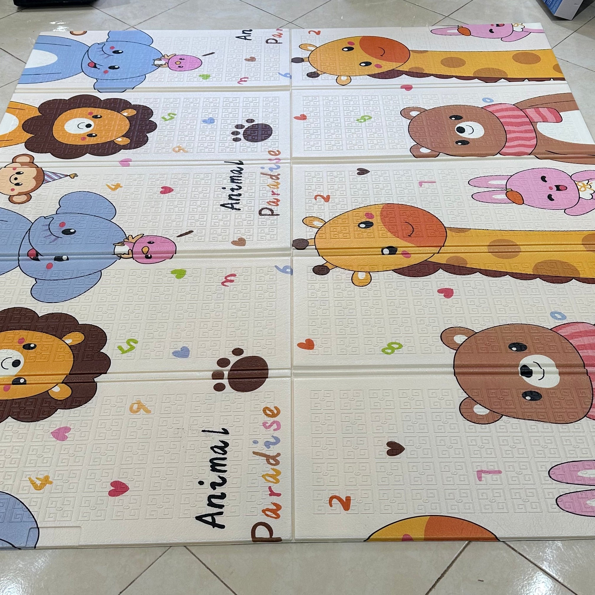 Tapis Mousse Antichoc Pliable 200 × 180 cm