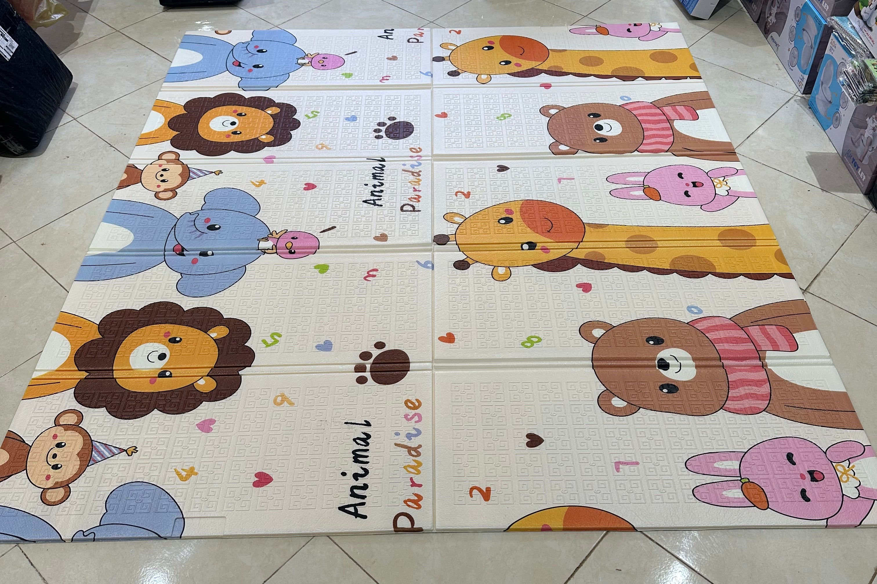 Tapis Mousse Antichoc Pliable 200 × 180 cm