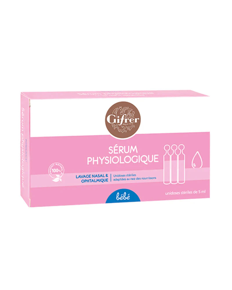 Gifrer sérum physiologique bébé 12x5ml - Bébé Shop Maroc