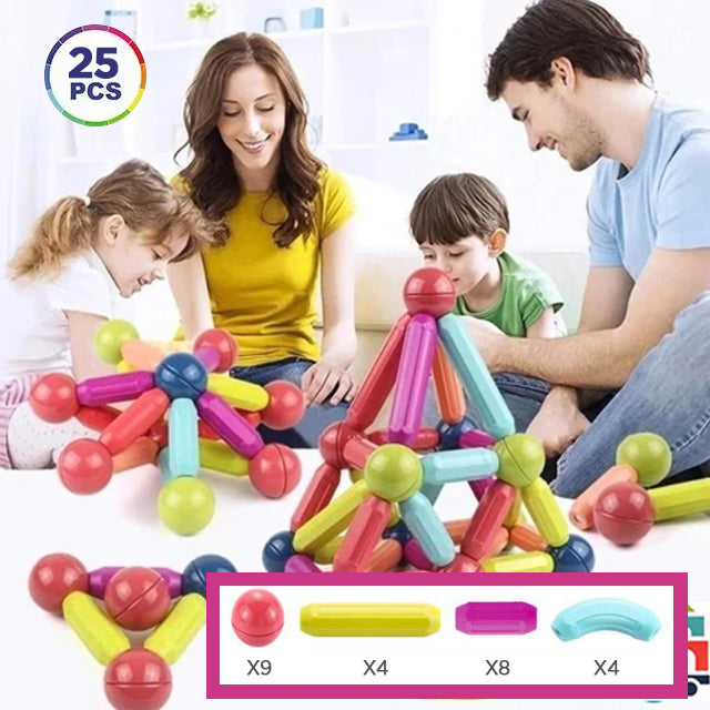 Jeu de construction magnétique - Bébé Shop Maroc