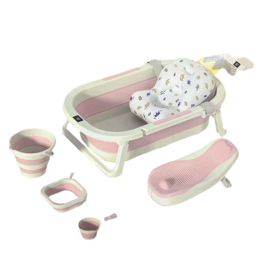 Baignoire Bébé Pliable 6 en 1 avec Accessoires - Bébé Shop Maroc