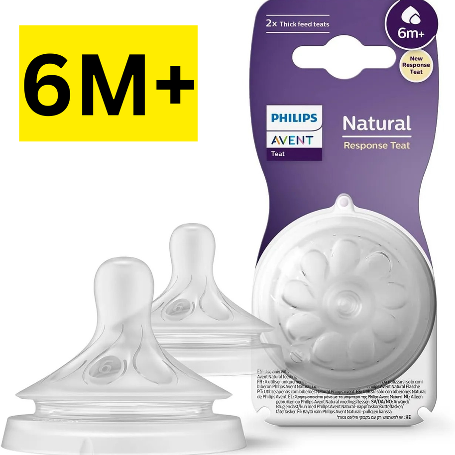 Avent Tetine Natural Teat 6m+