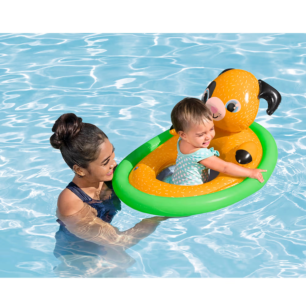 Bouée Siège Bébé – Bestway Lil' Animal Baby Boat – Chien