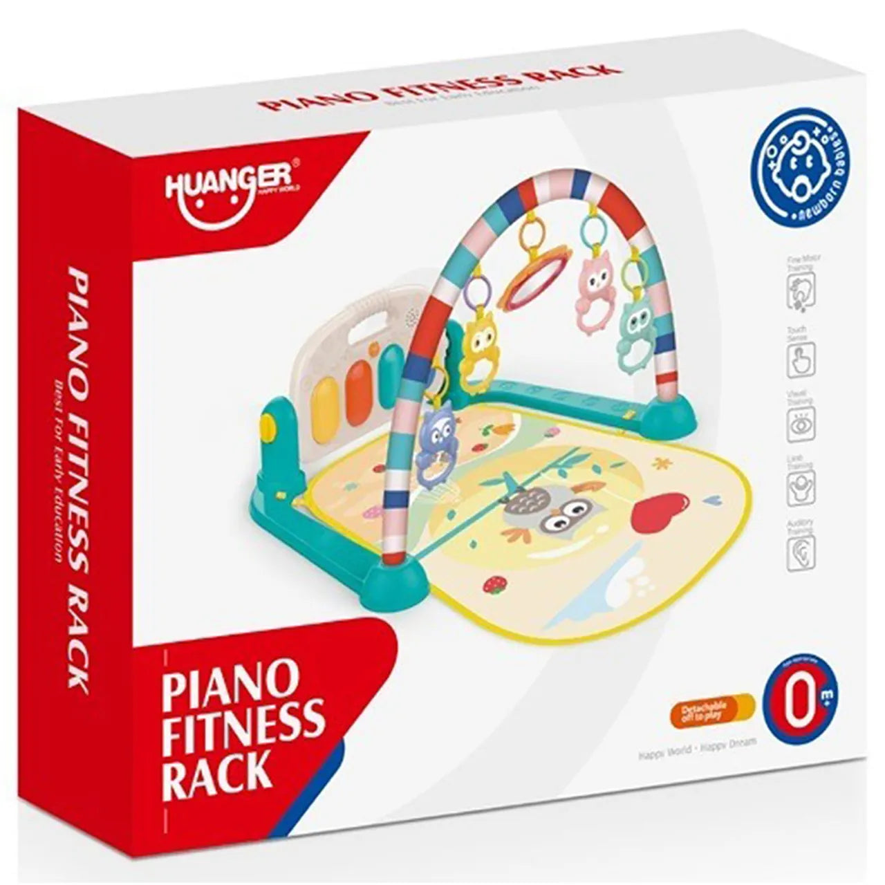 Tapis Piano Fitness éveil musical 3en1 – Huanger huanger