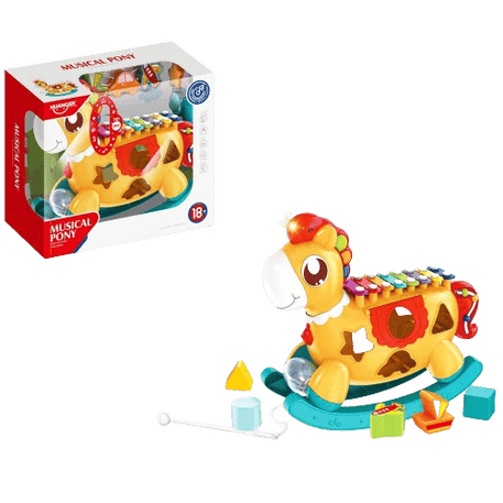 Poney musical avec formes - HUANGER