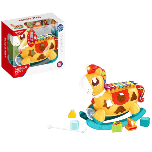 Poney musical avec formes - HUANGER