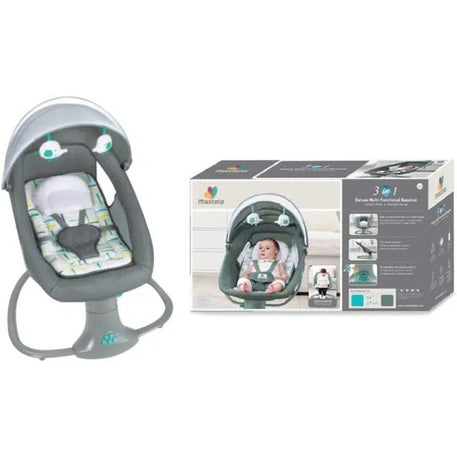 Balancelle Bébé 3en1 Musicale Mastela – Transat & Siège Évolutif