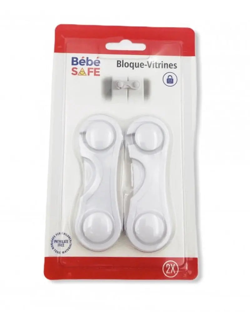 Bloque Vitrines (2pcs) Bébé Safe Elodis Sécurité Maison
