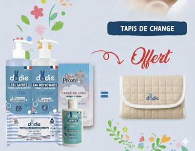 Coffret Bébé Complet – Soin & Confort avec Tapis de change Offert
