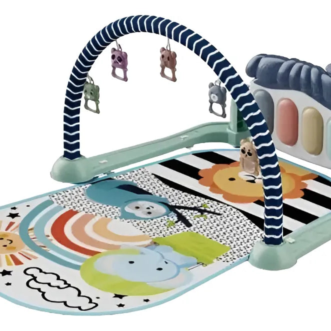 Tapis d'Éveil Musical avec Piano et Jouets Suspendus - Bébé Shop Maroc