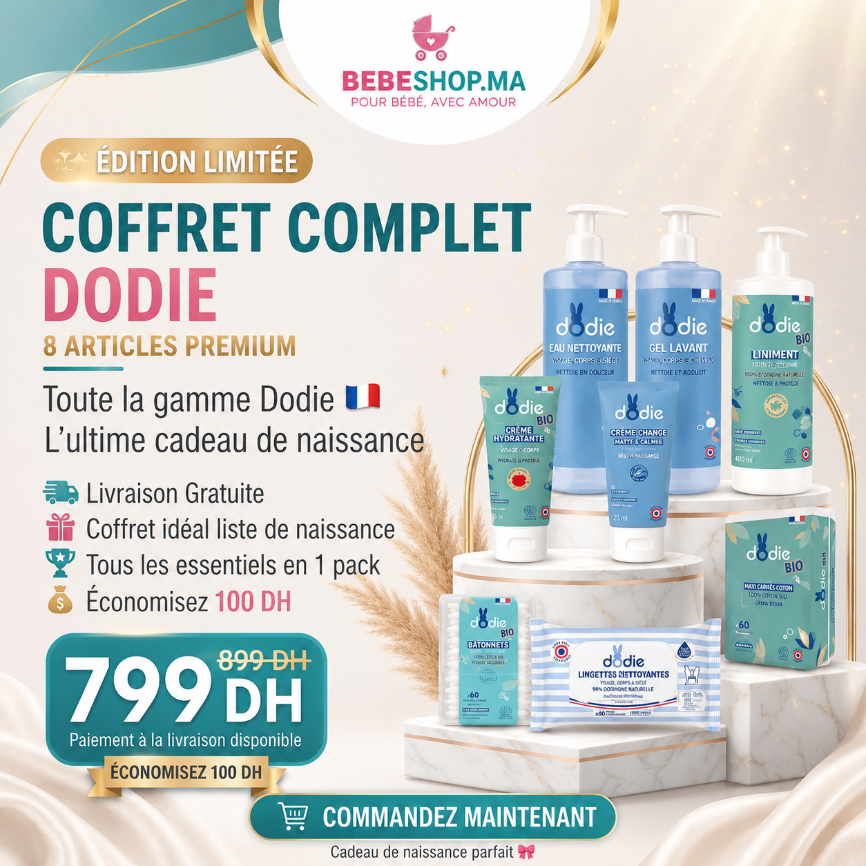 [ÉDITION LIMITÉE] Coffret Complet Dodie 8 Articles - Livraison Gratuite