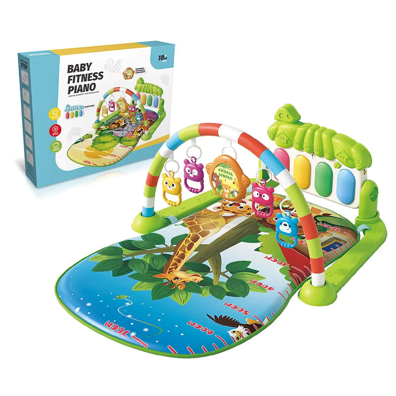 Tapis d’Éveil Bébé Piano Musical 4-en-1