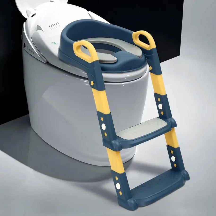 Réducteur de toilette pliable avec marche pieds