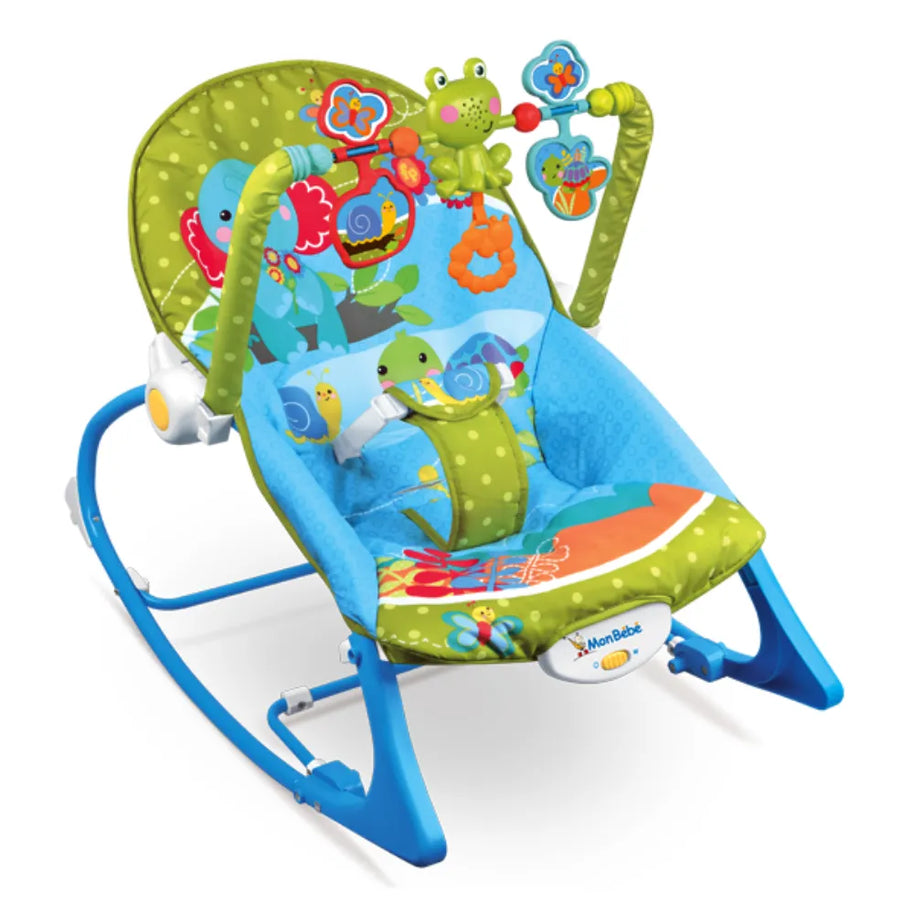 Relax Transat Évolutif avec Musique et Vibration pour Bébé (0–18 kg) – Mon Bébé - Bébé Shop Maroc