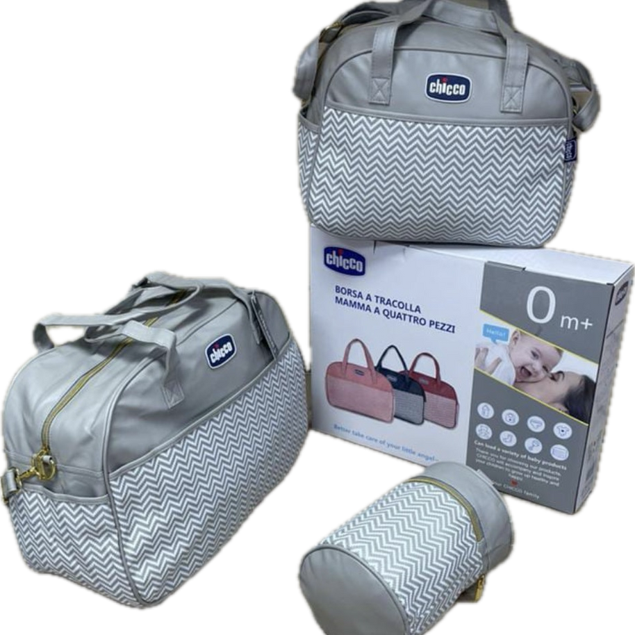 Sac à Langer Chicco avec Petit Sac + Porte-Biberon