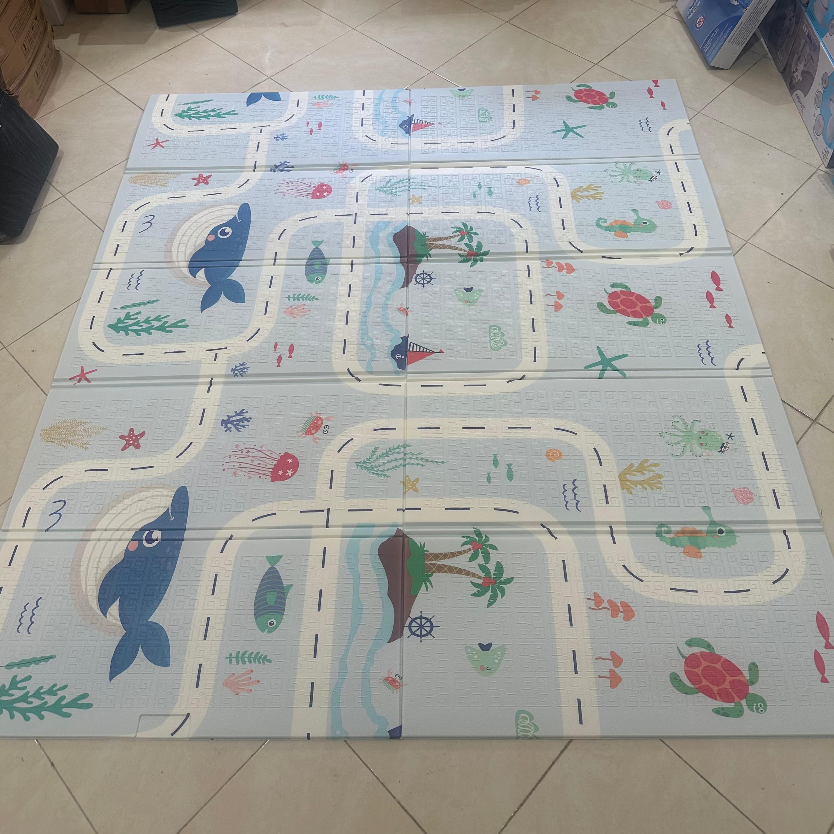 Tapis Mousse Antichoc Pliable 200 × 180