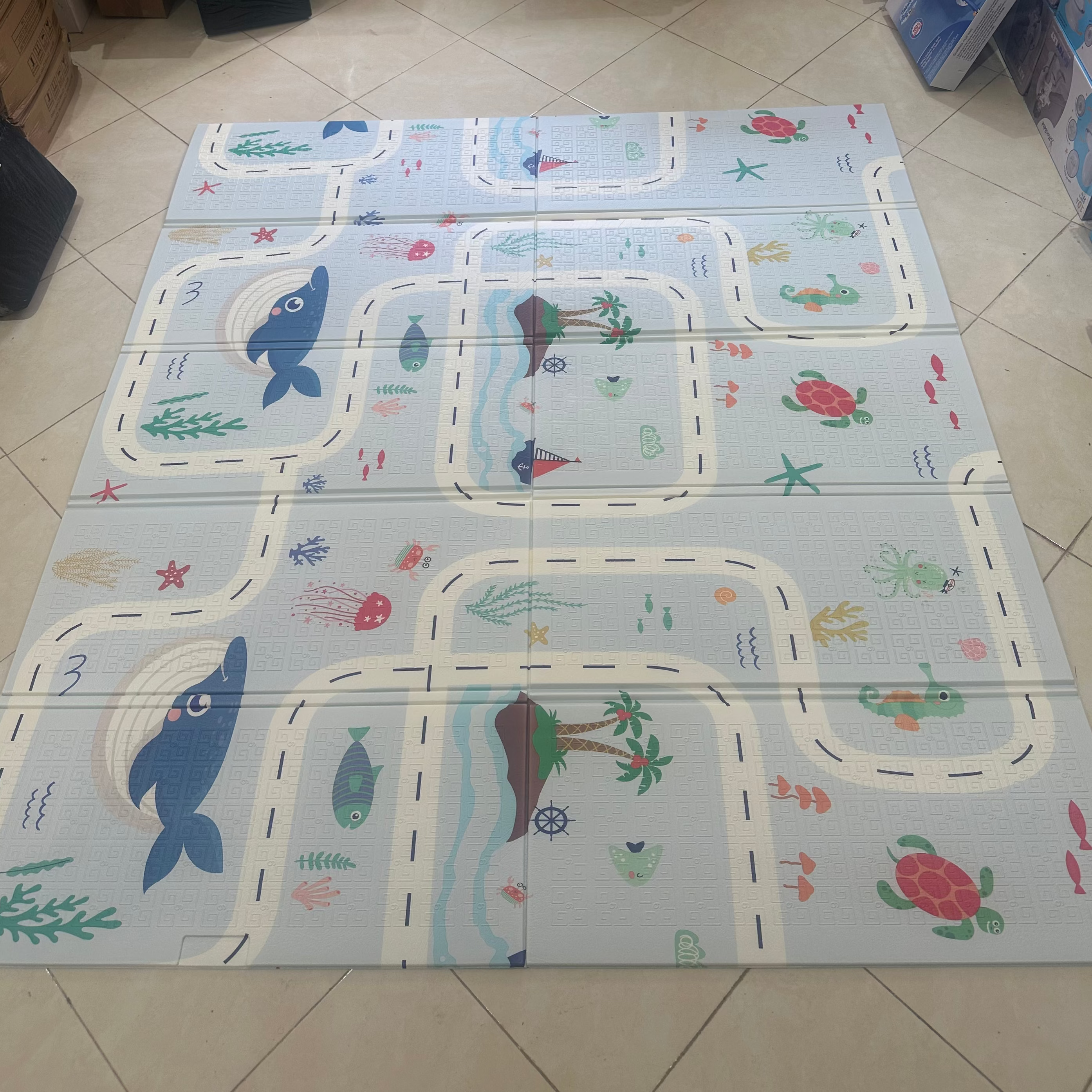 Tapis Mousse Antichoc Pliable 200 × 180