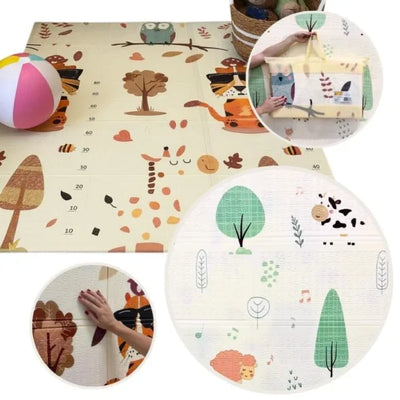 بساط لعب قابل للطي مصنوع من الفوم الممتص للصدمات، مقاس 200 × 180 سم: الخيار الأمثل لسلامة وراحة طفلك في المغرب